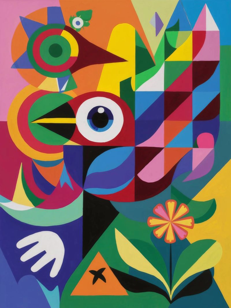 Floral Vision poster by Monarco Virtuoso