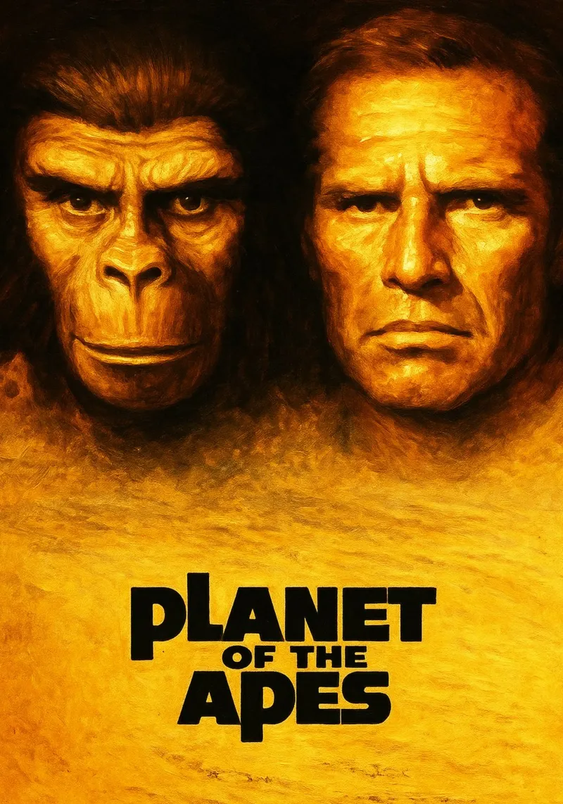 planet of the apes herschilderen verbeelding hahnemühle van SIQAYA