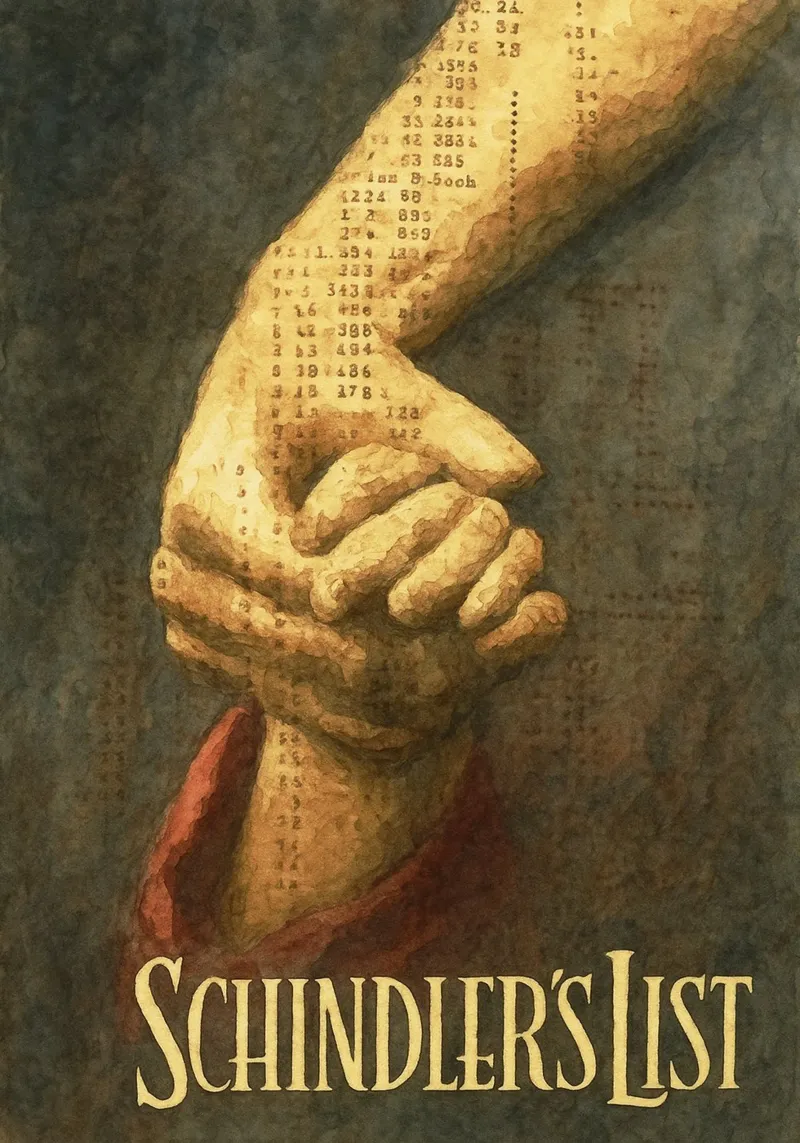 schindler's list pintura imaginación arte aluminio dibond de SIQAYA