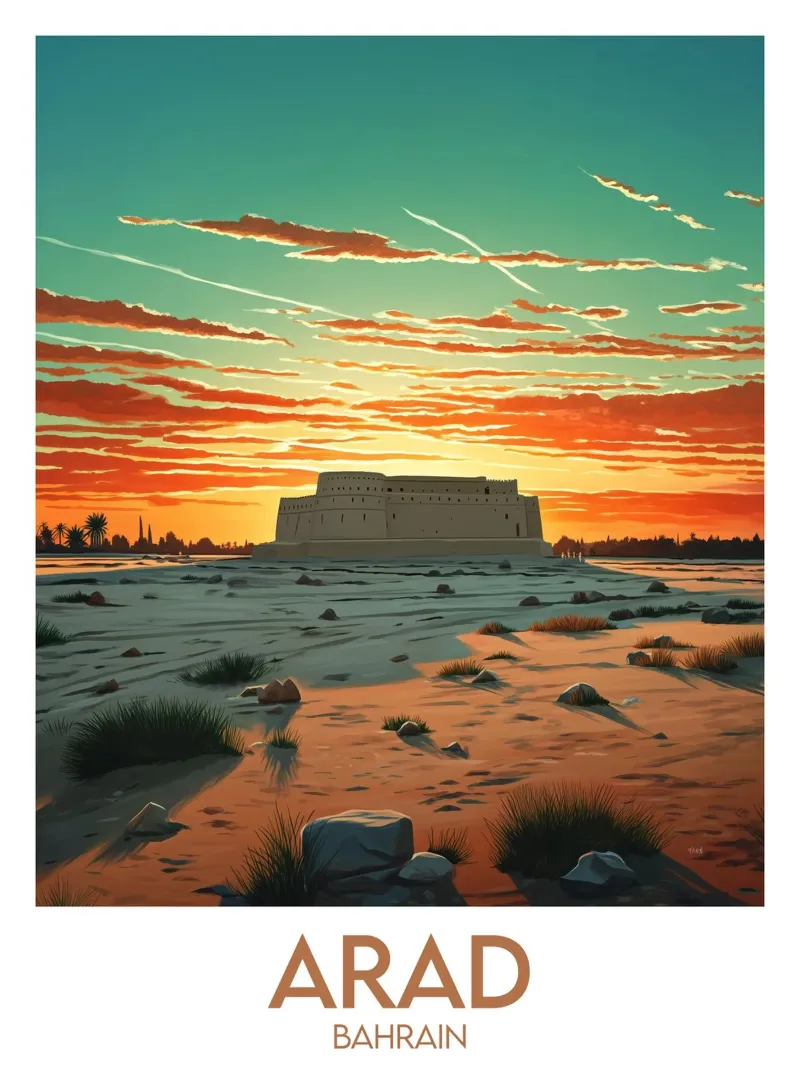 Affiche Arad tela con Cornice a cassetta da Frame the World