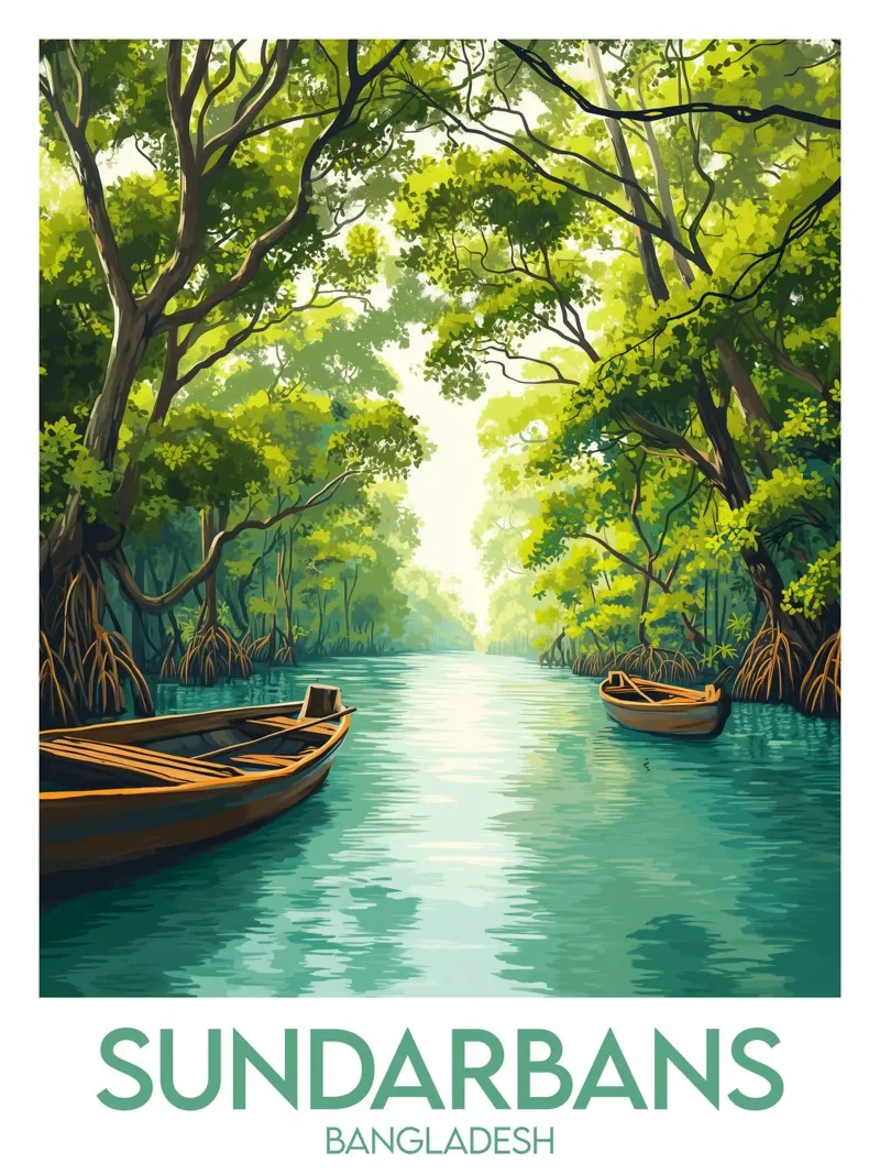 Affiche Sundarbans poster da Frame the World