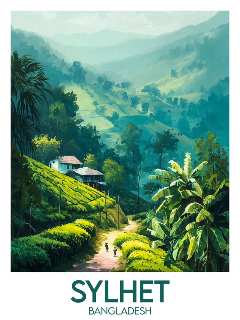 Affiche Sylhet poster da Frame the World