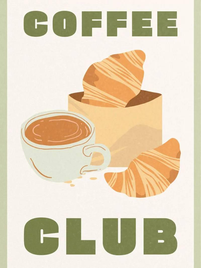 Coffee Club acrylic glass by Dreamer10