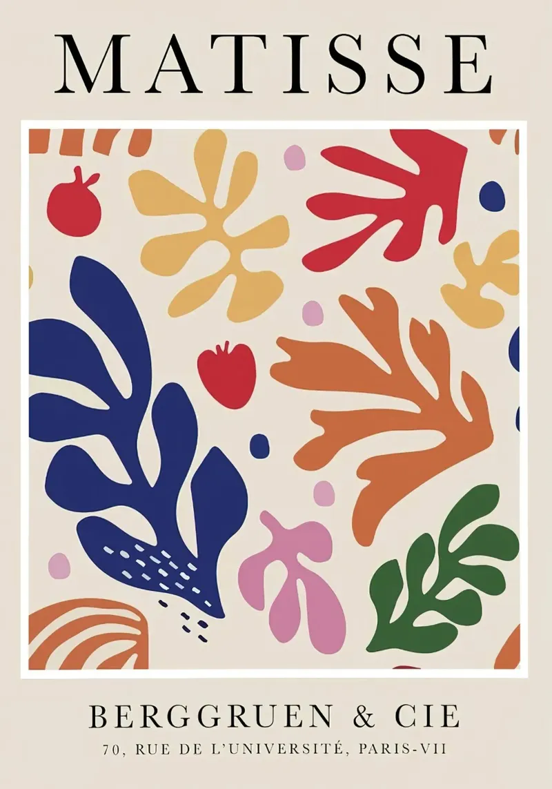 Henri Matisse Arte moderna pellicola backlit da MinaHome