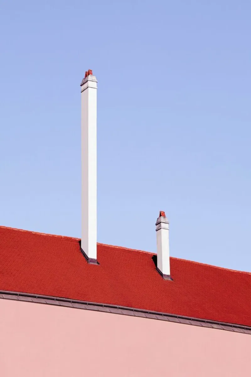 Trombone Roof poster con telaio in alluminio da Rupert Höller
