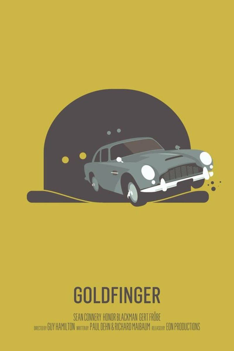 Goldfinger Poster von Bruno Morphet