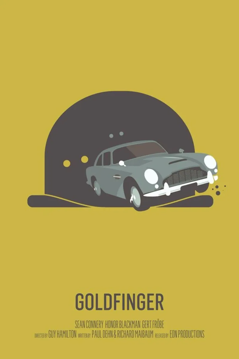 Goldfinger pellicola backlit da Bruno Morphet