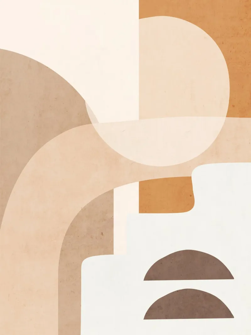 Abstract Minimal Shapes 95 canvas by ThingDesign