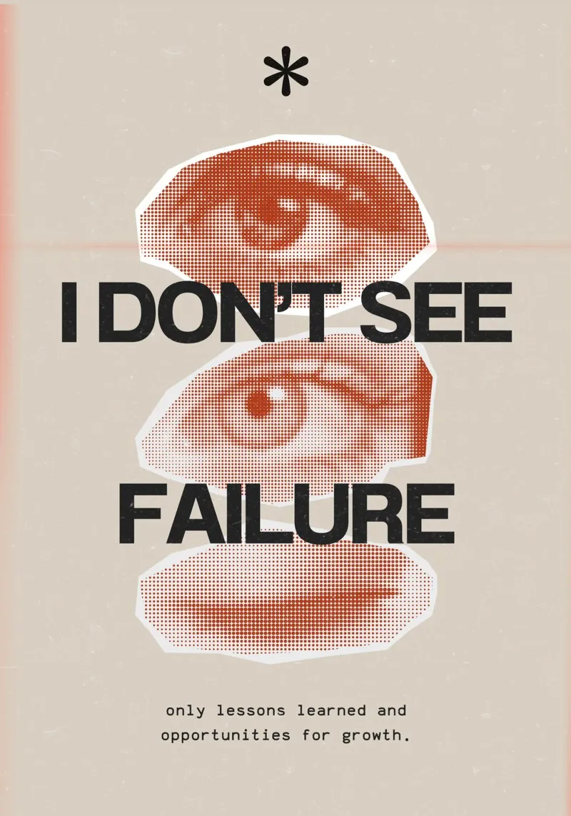 I DON‘T SEE FAILURE plexiglass da Einfach Uebel