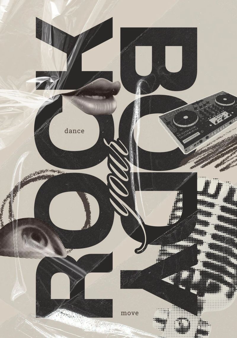 ROCK YOUR BODY Poster von Einfach Uebel