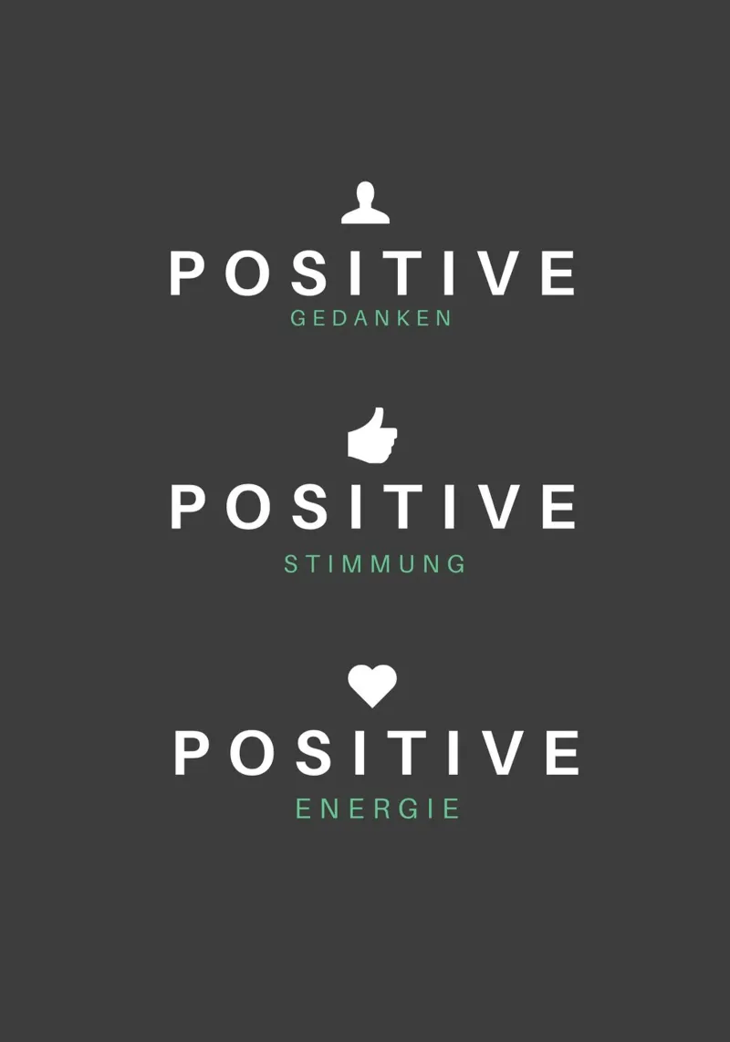 POSITIV poster de Einfach Uebel