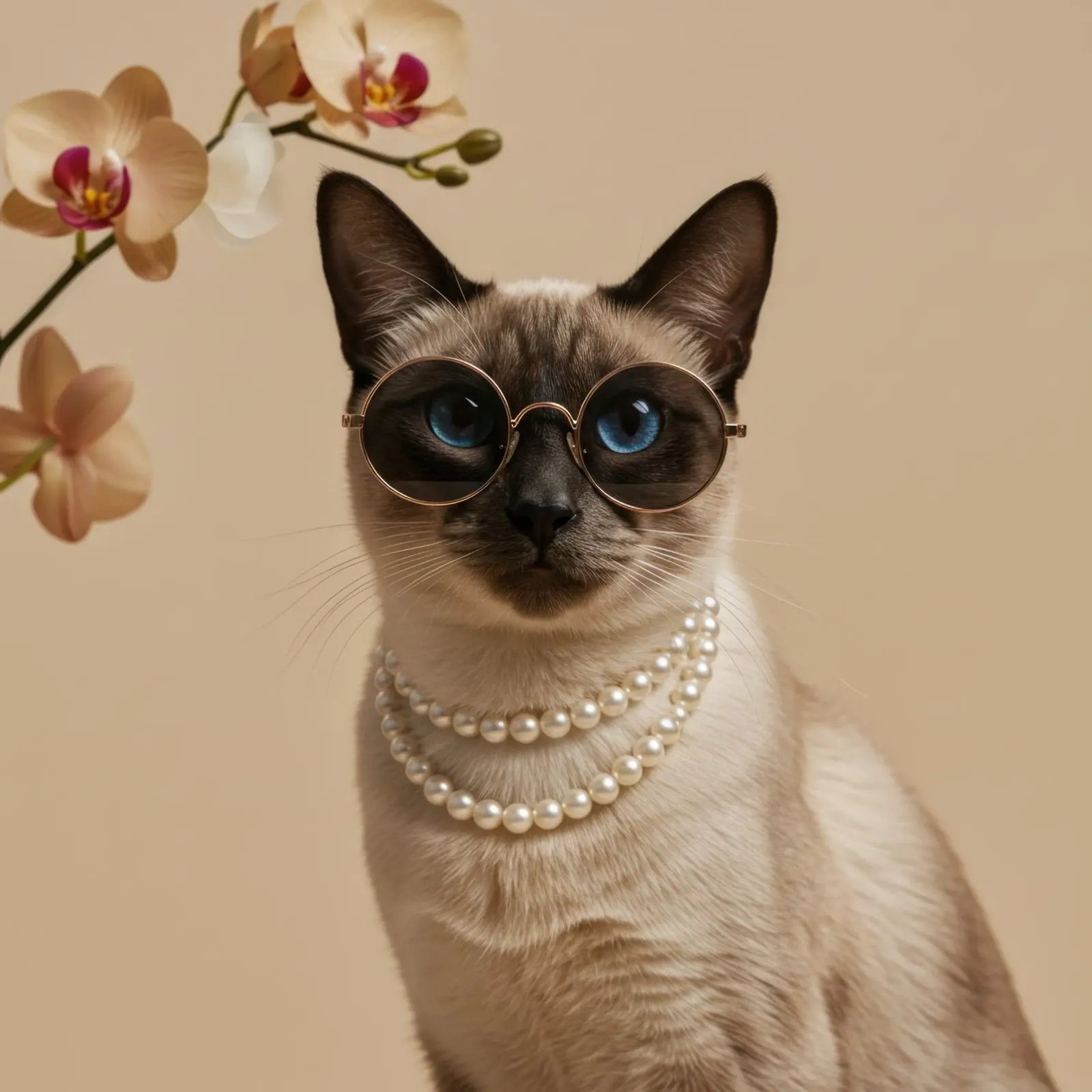 Minimal Muse Cat canvas by Pawtrait Studio