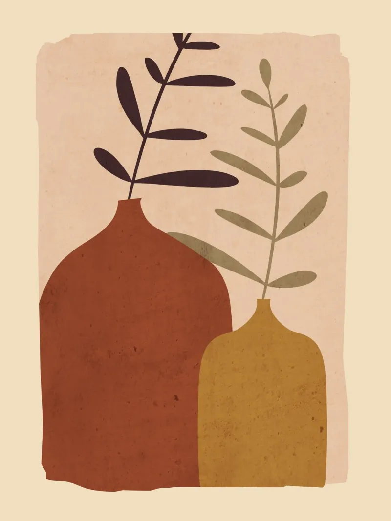 Jarrones abstractos metacrilato de ThingDesign