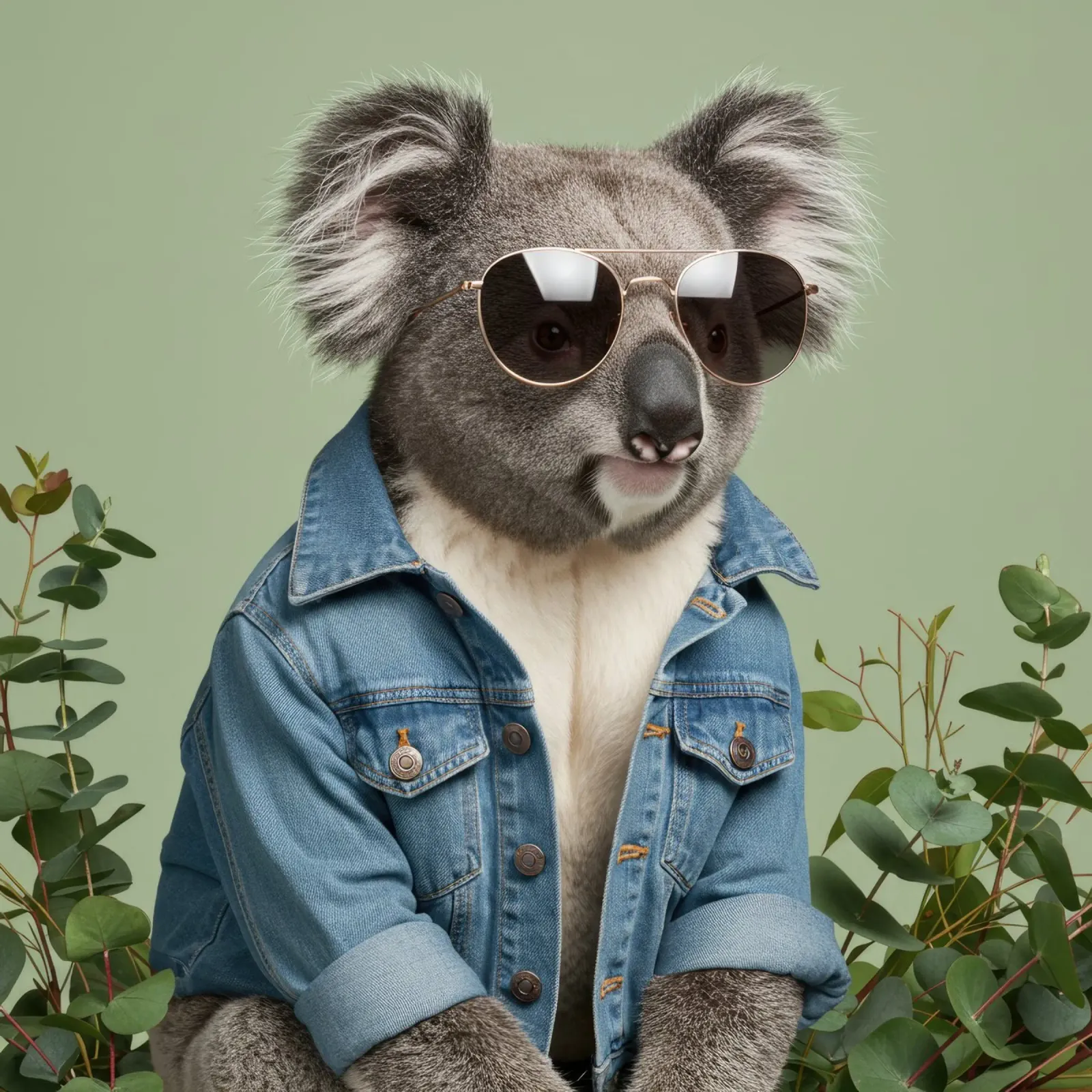 Denim Coala alu-dibond by Pawtrait Studio