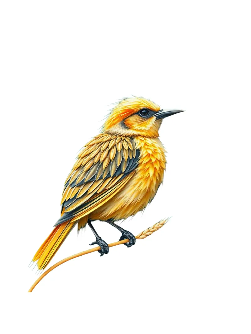 little perched bird canvas by dinem
