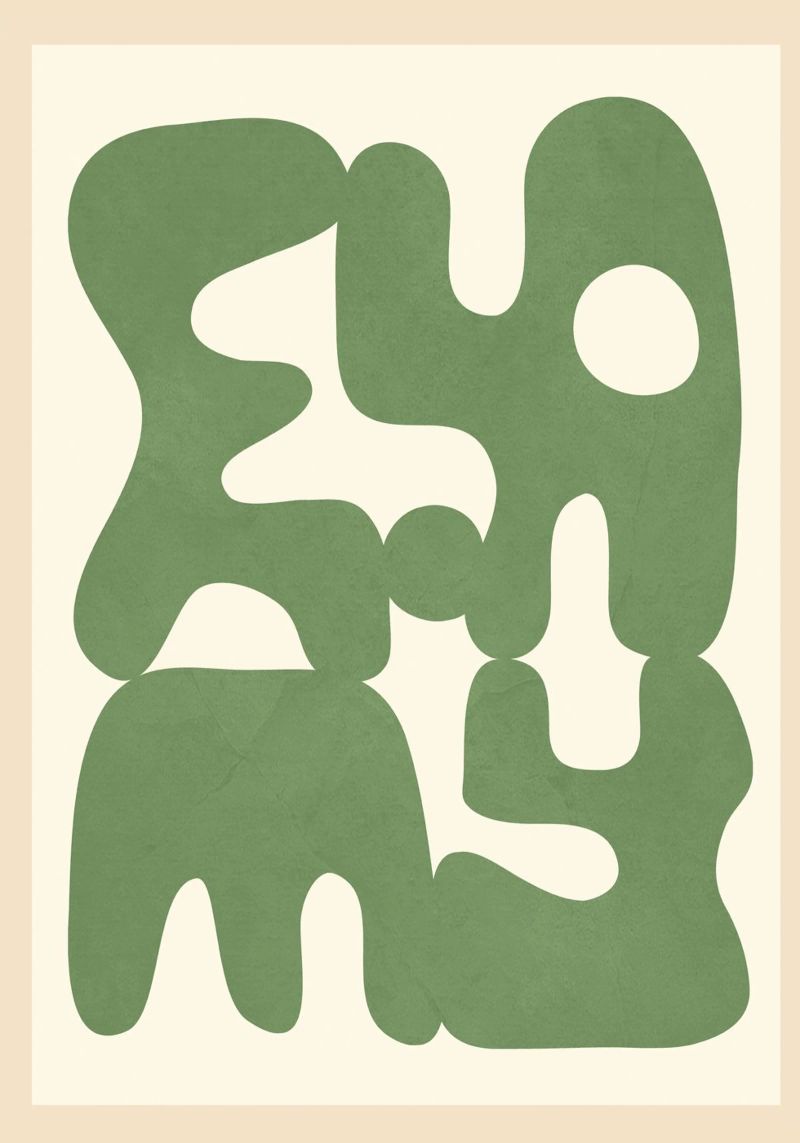 Modern Abstract Art 11 Poster von cityart