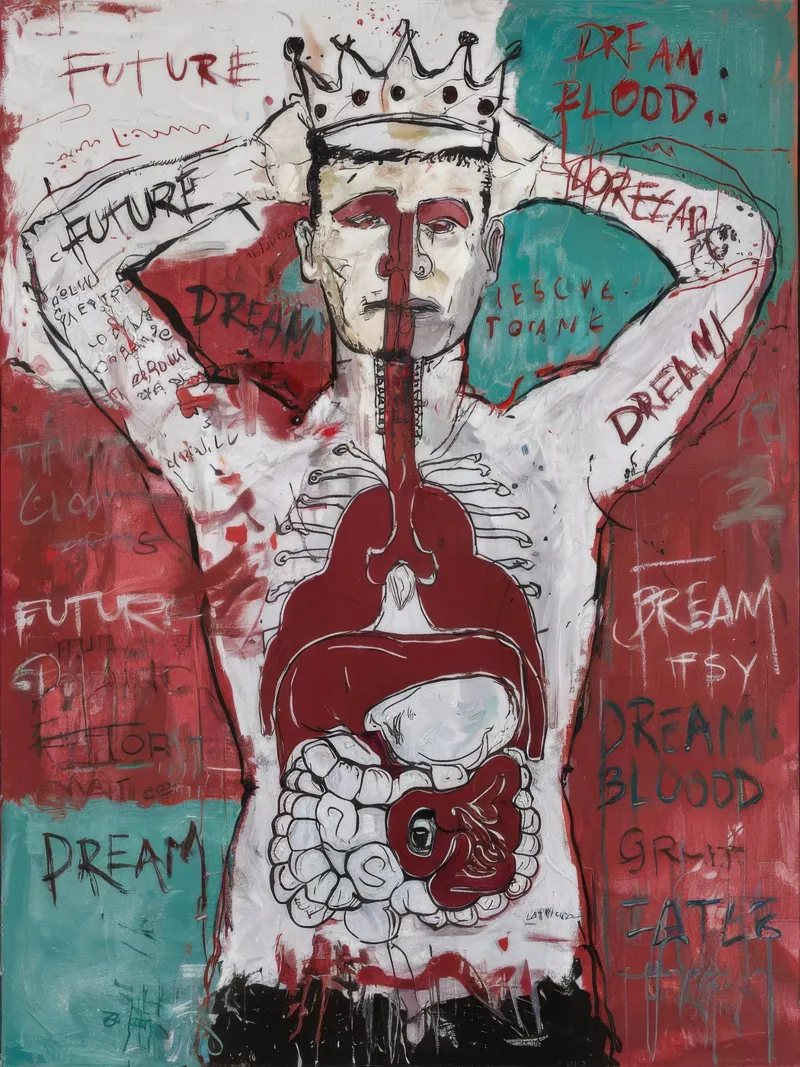 Visione del sogno futuro poster con telaio in plastica da Muse Fragments