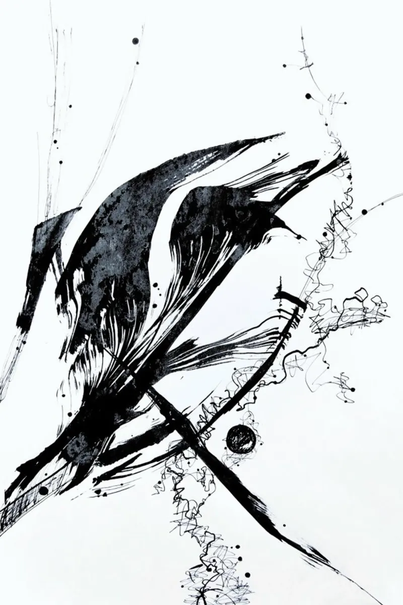 Ink Meets Paper Black pellicola backlit da Studio Nahili