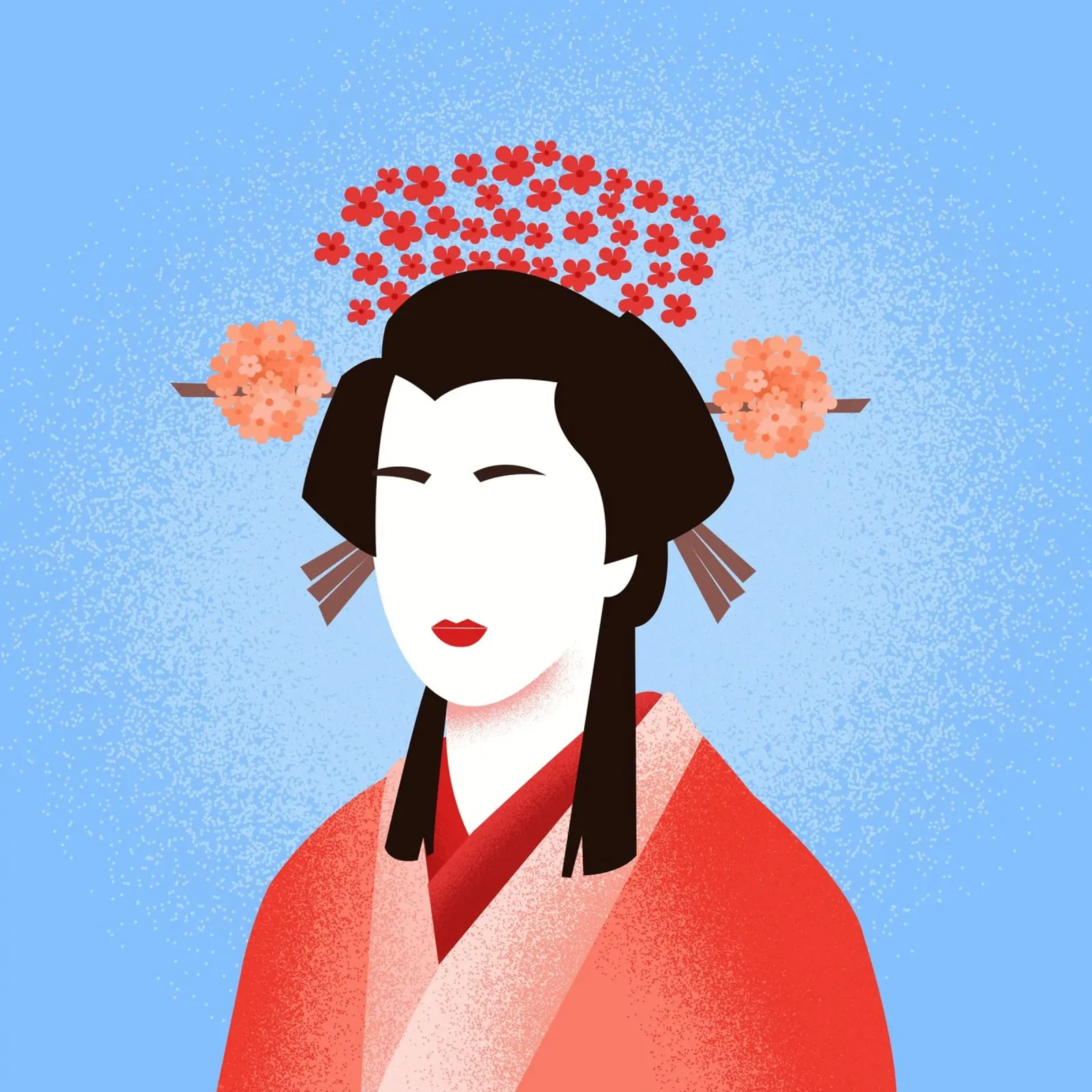 Geisha pellicola backlit da Dharma