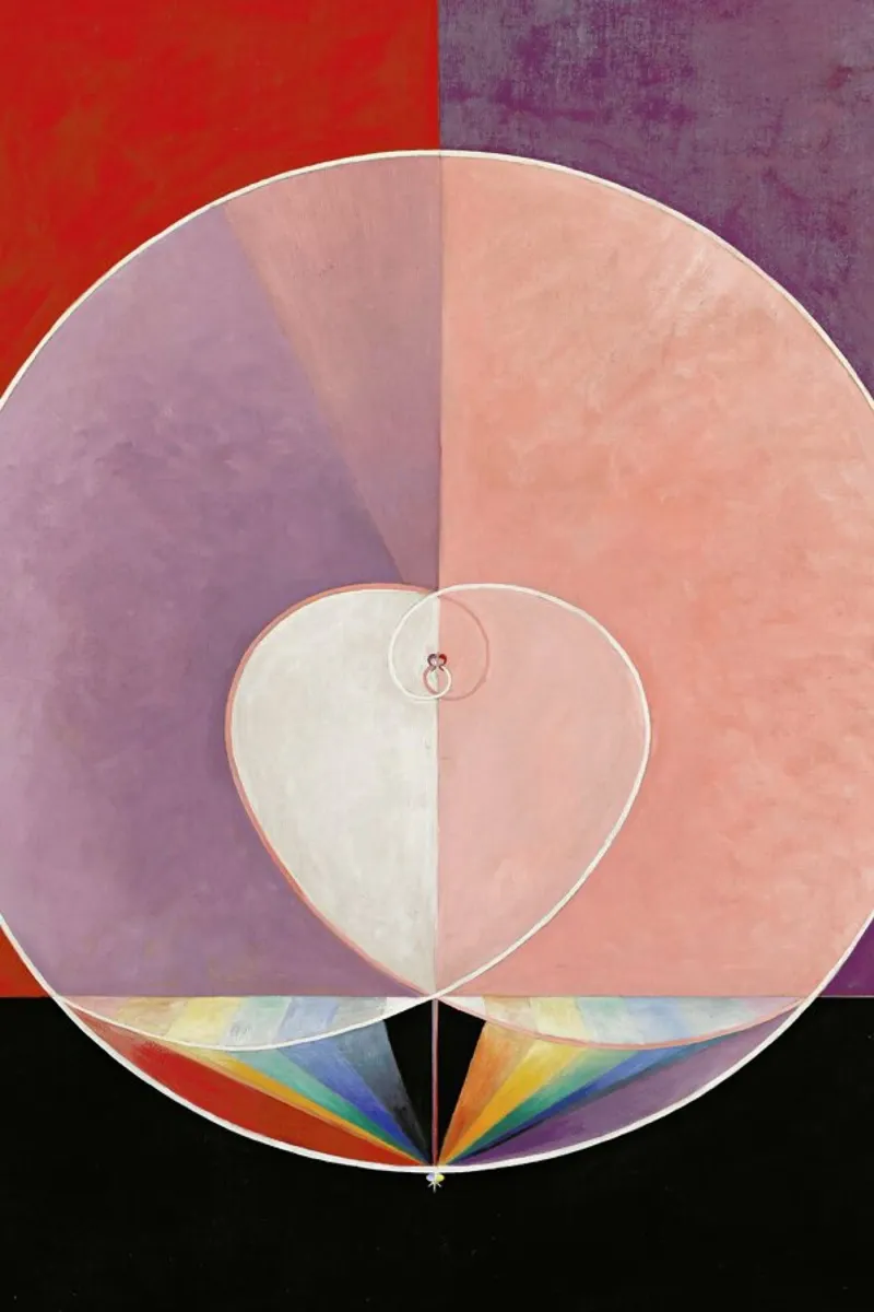 Hilma af Klint - The Dove, No. 2 III pellicola backlit da Vintage by JUNIQE