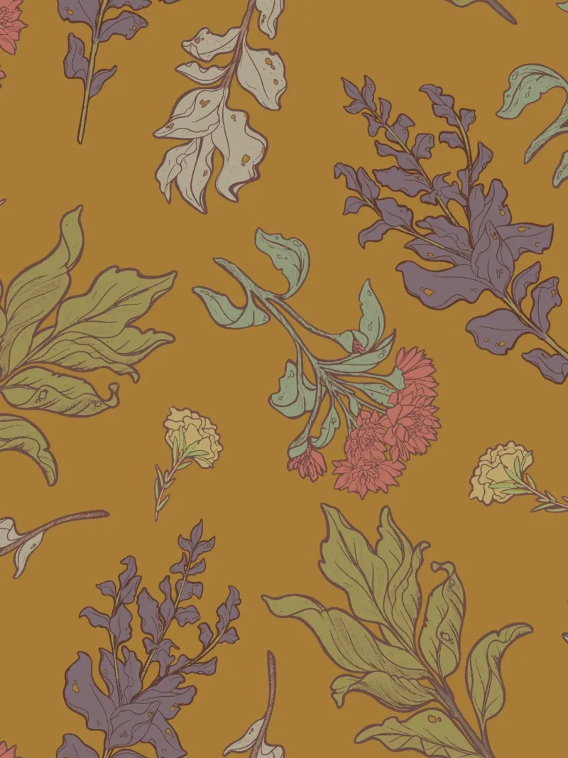 FLORAL PATTERN #2 carta hahnemühle da Einfach Uebel