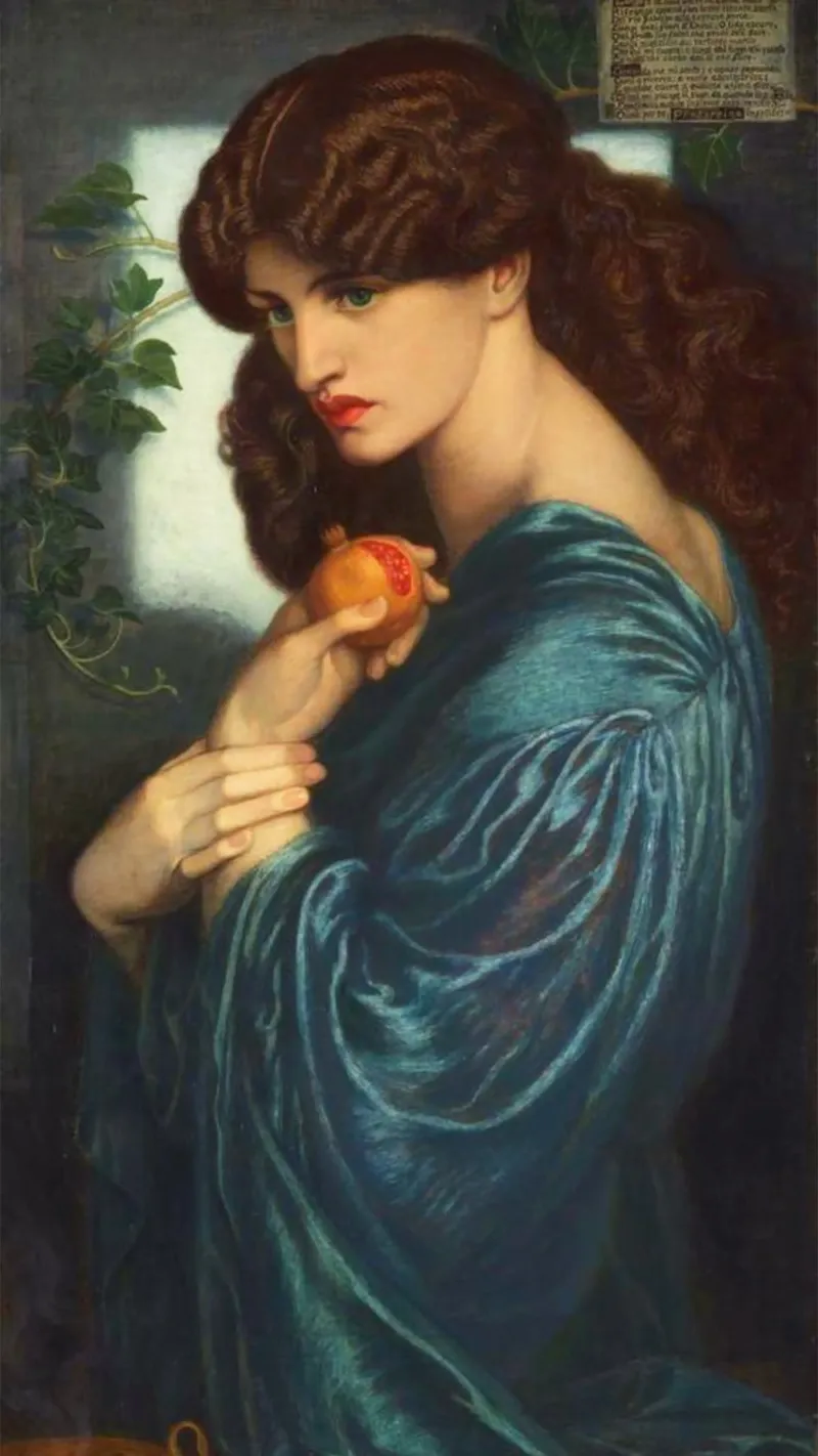 Proserpine Dante Gabriel Rossetti pellicola backlit da Venus Art