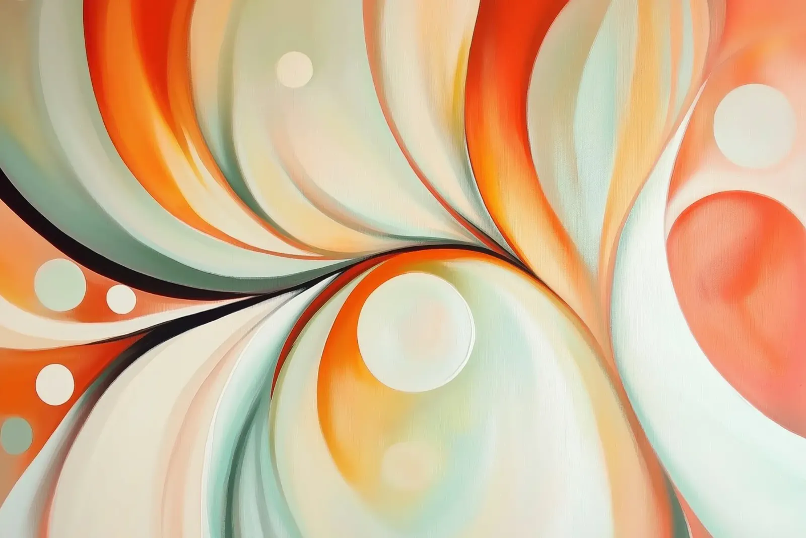 Abstract form canvas by Imagine