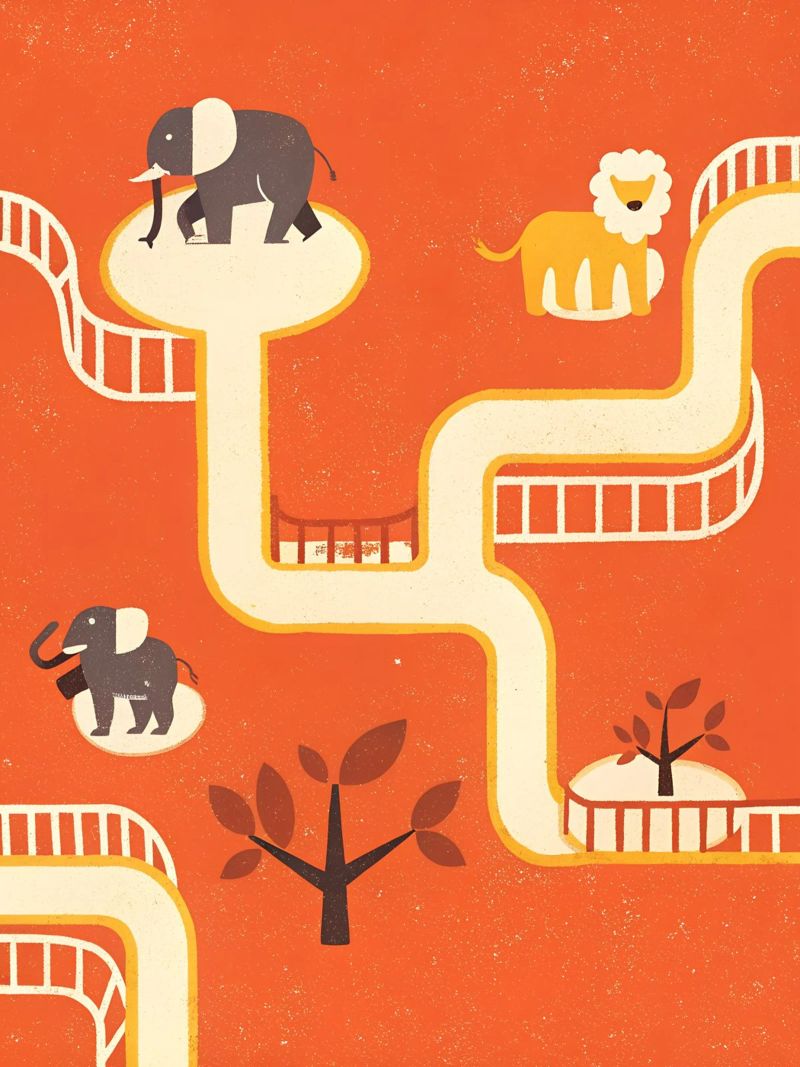 Zoo Retro Pop pellicola backlit da THE LATEST SHOP