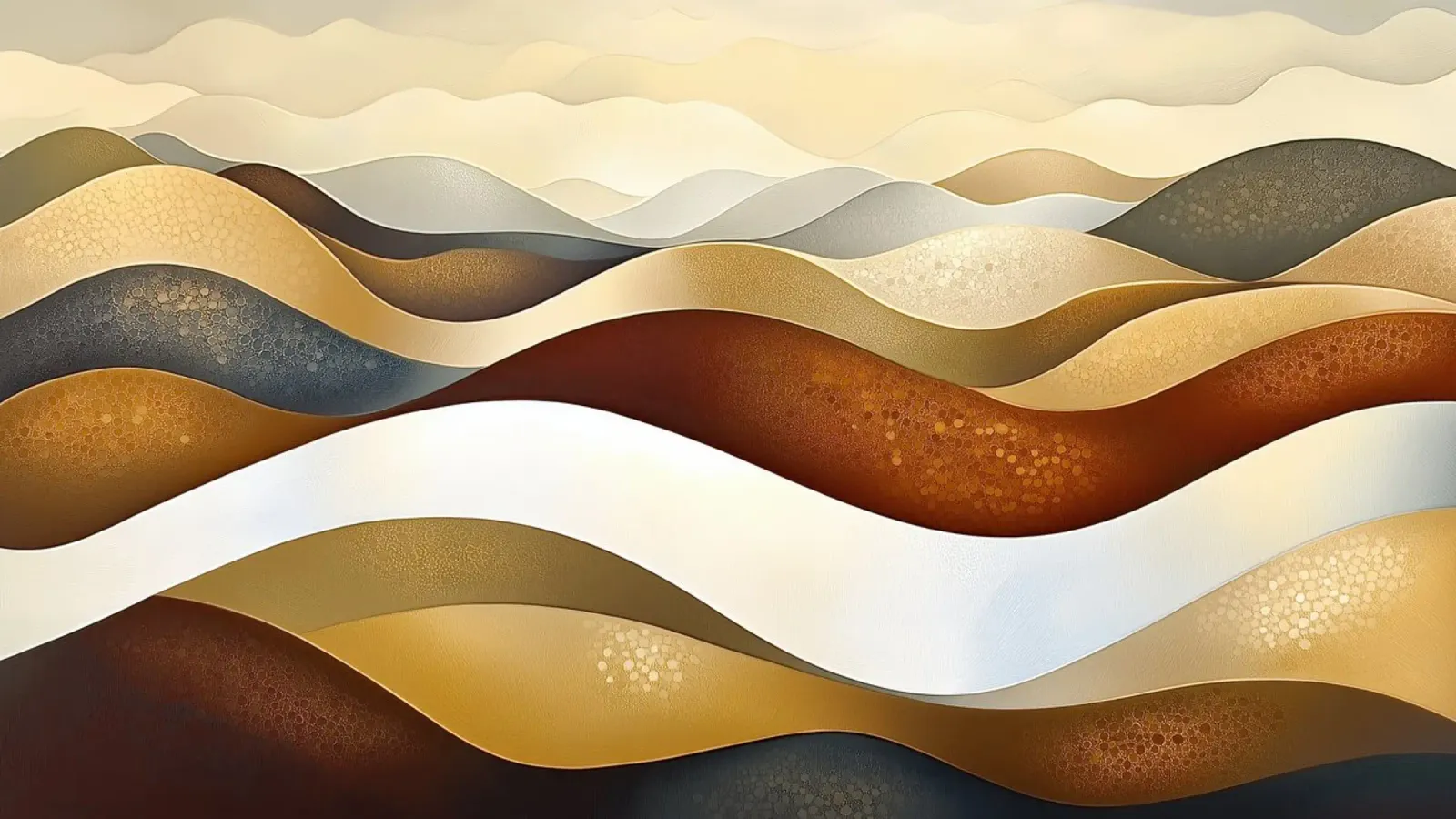 Paesaggio astratto con colori marroni plexiglass da Imagine