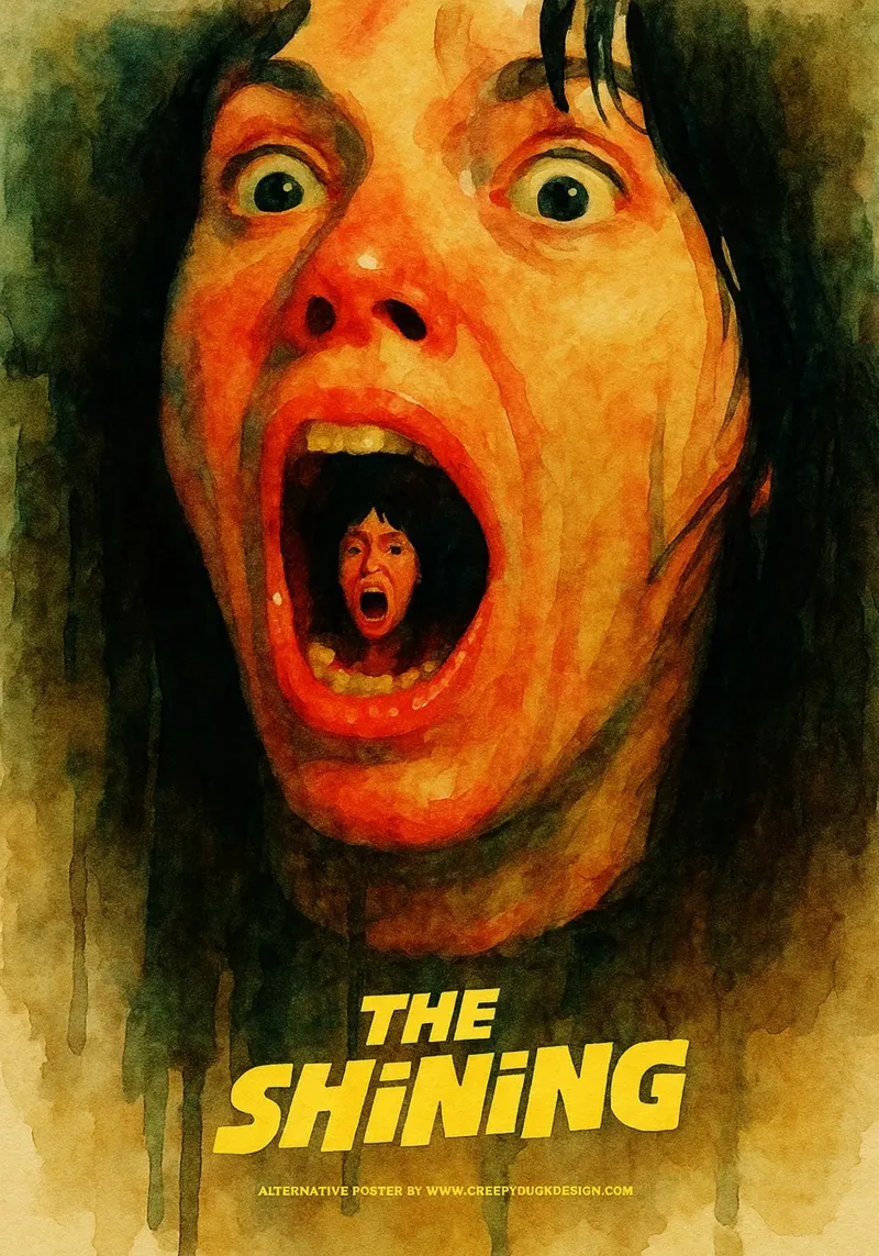 L'imagination des repeints de The Shining hahnemühle de SIQAYA