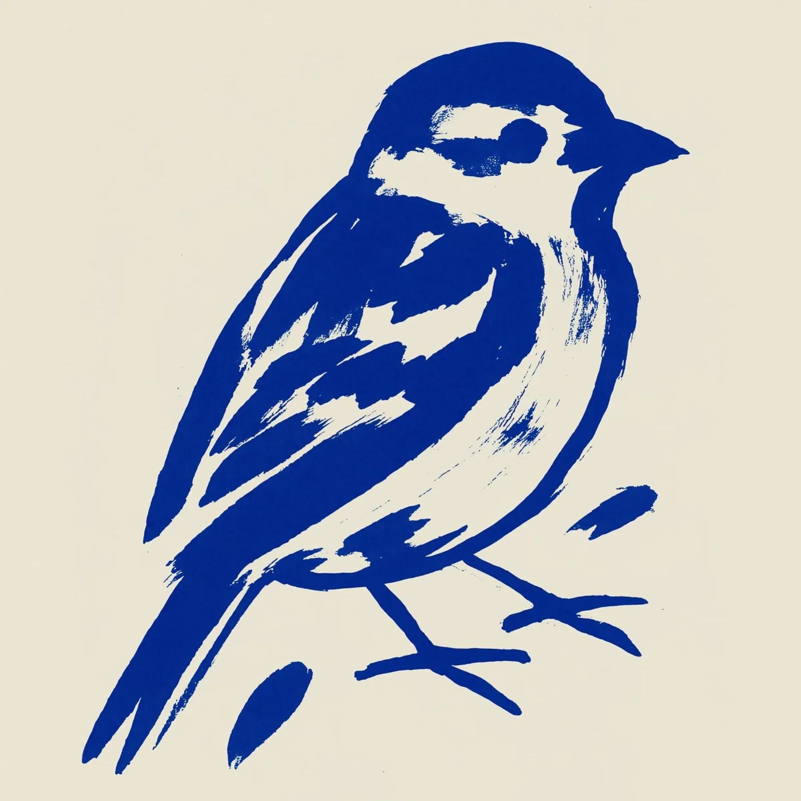 Blue Sparrow alluminio dibond da treechild