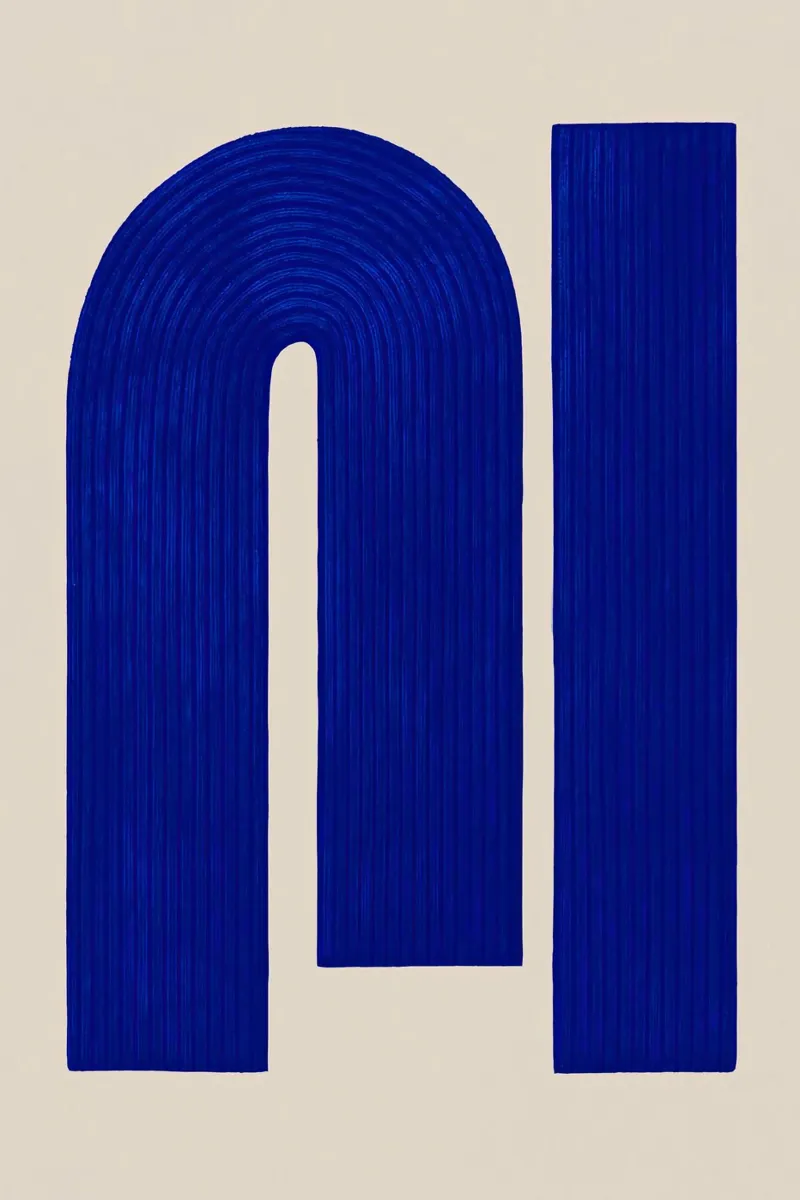 Indigo Fold No 02 poster da treechild