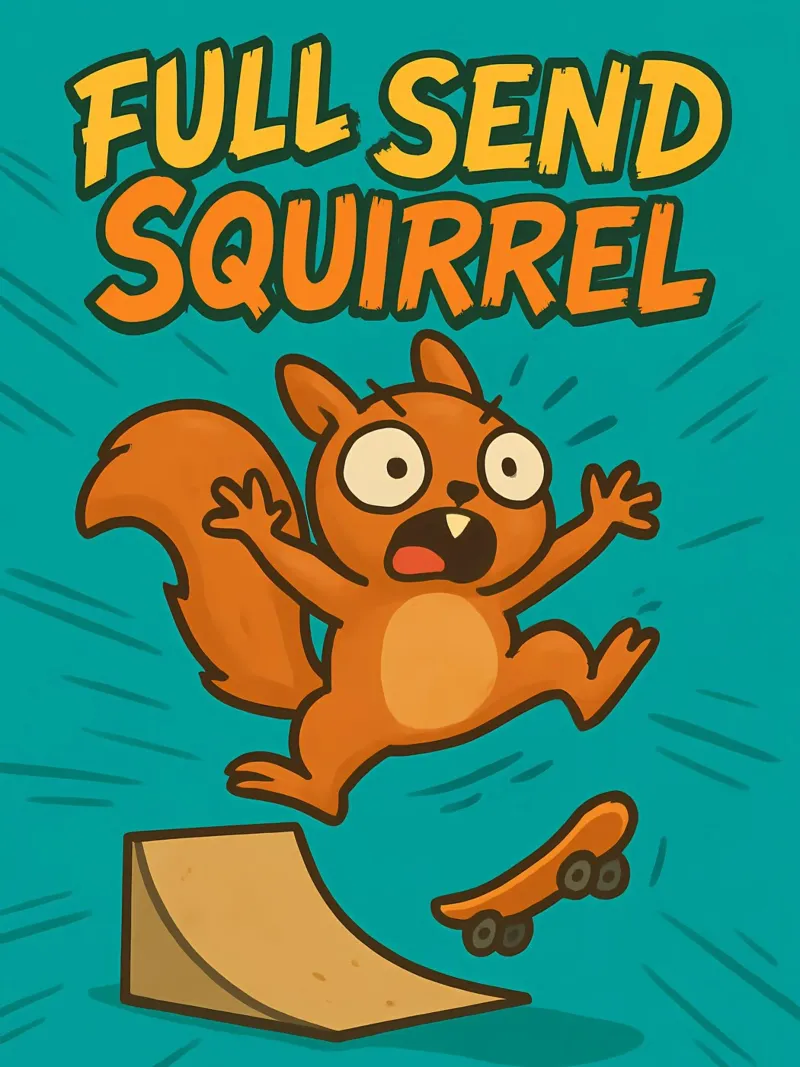 Funny Squirrel Meme canvas with Floater frame by Funny Humor Art
