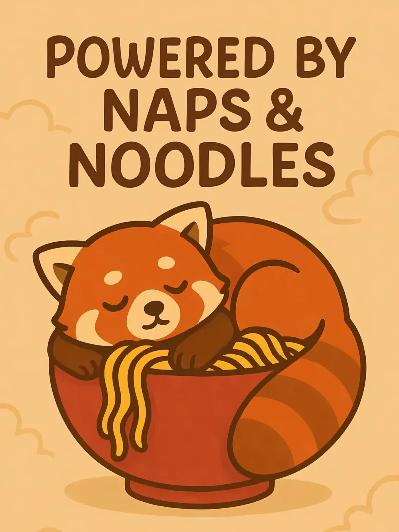 Funny Red Panda Meme canvas with Floater frame by Funny Humor Art