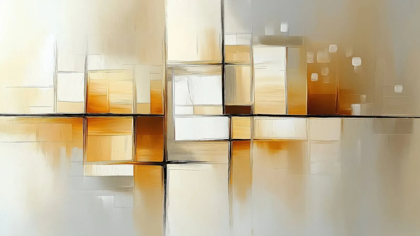 Forme astratte in marrone e crema pellicola backlit da Imagine