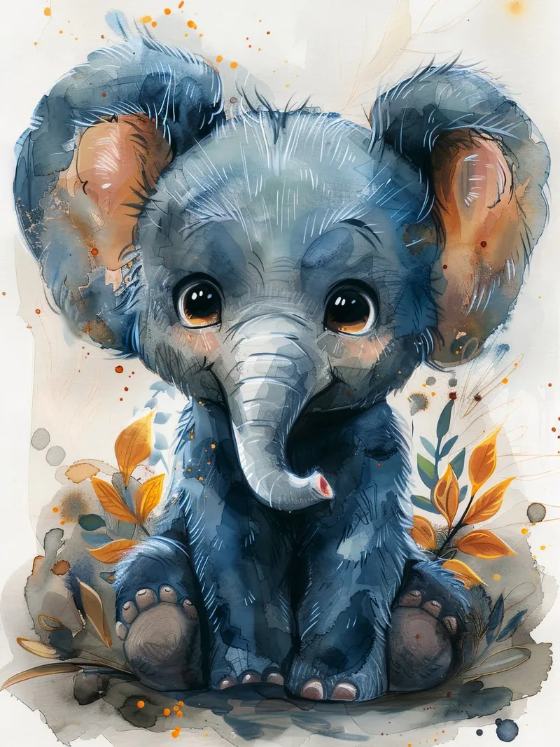 Baby Elephant poster da Mateo
