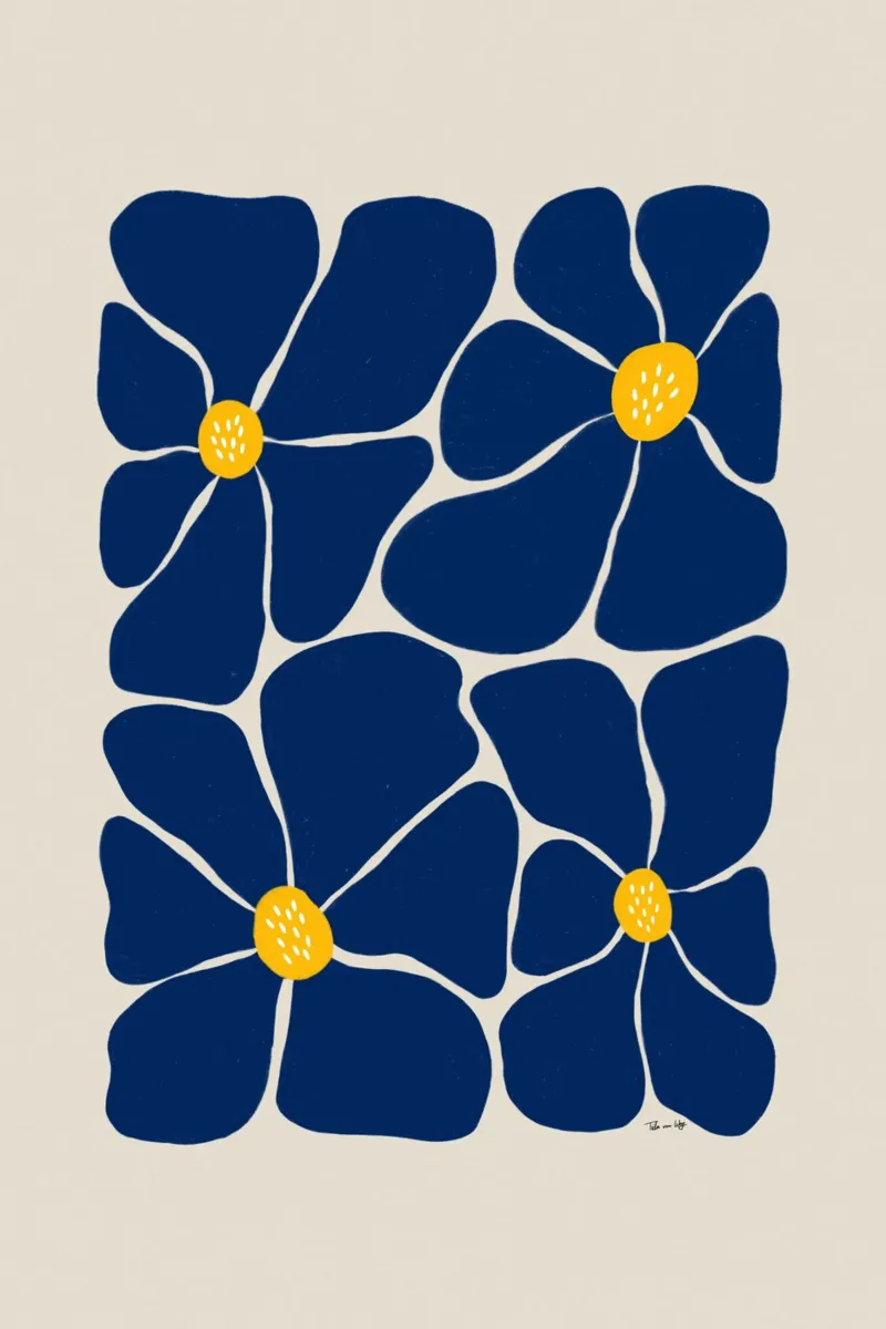 Blooms No. 01 alluminio dibond da Floral by Tida