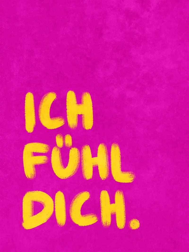 Ich fühl dich pellicola backlit da Illustration Raissa Oltmanns