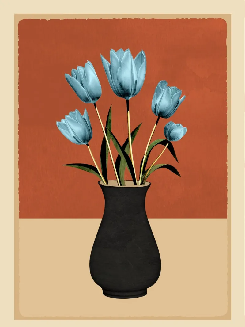 Tulips In Vase 3 pellicola backlit da cityart