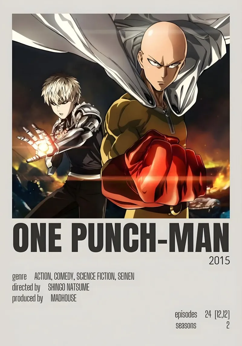 One punch Man pellicola backlit da Totoya