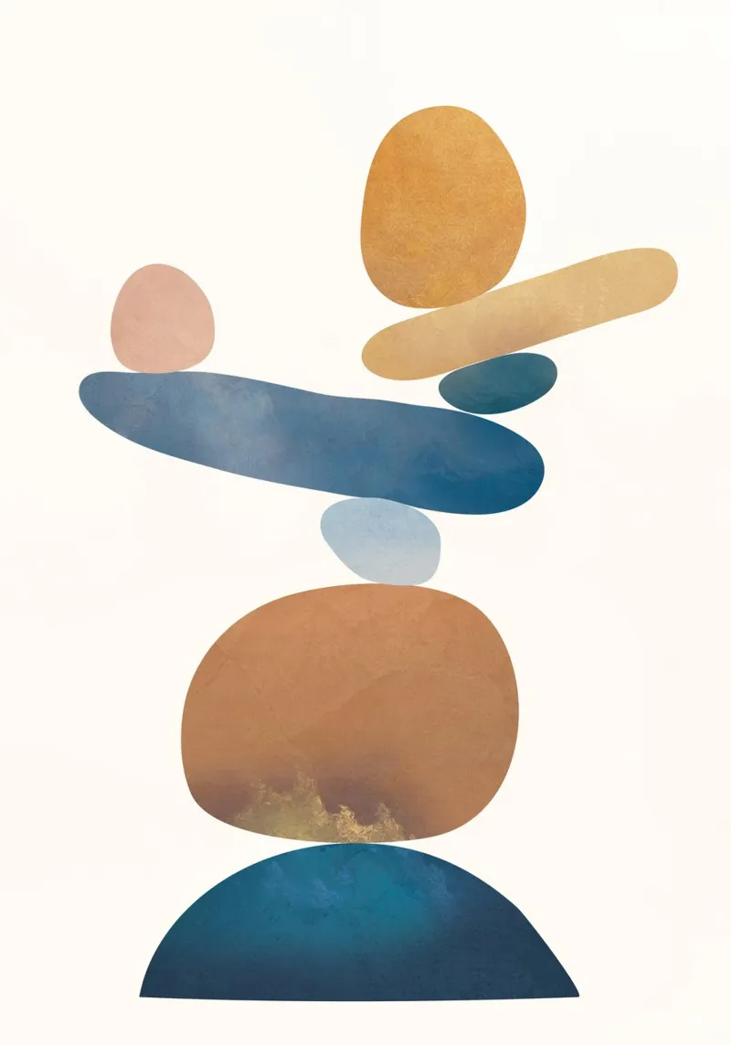 Balancing Stones 2 pellicola backlit da cityart