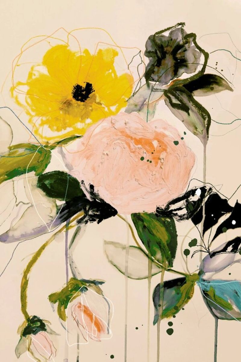 Roses Butterfly poster de Leigh Viner