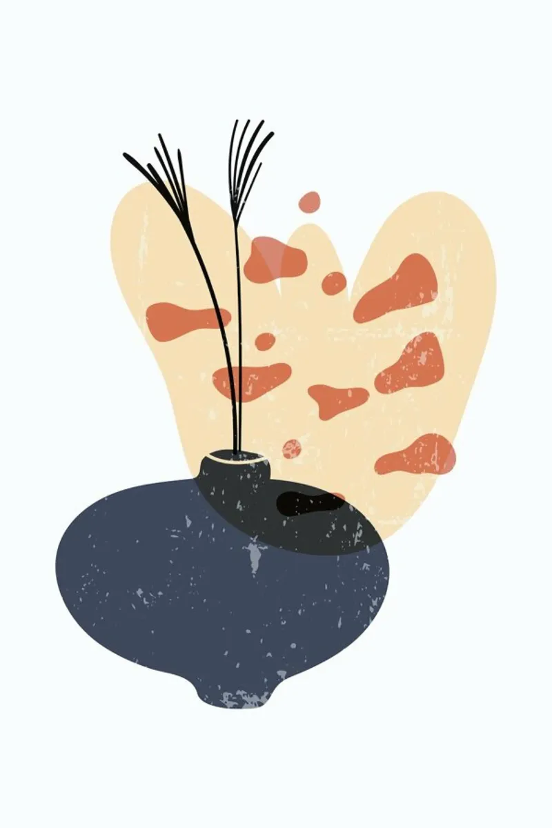 Terracotta Gourd poster by Pure