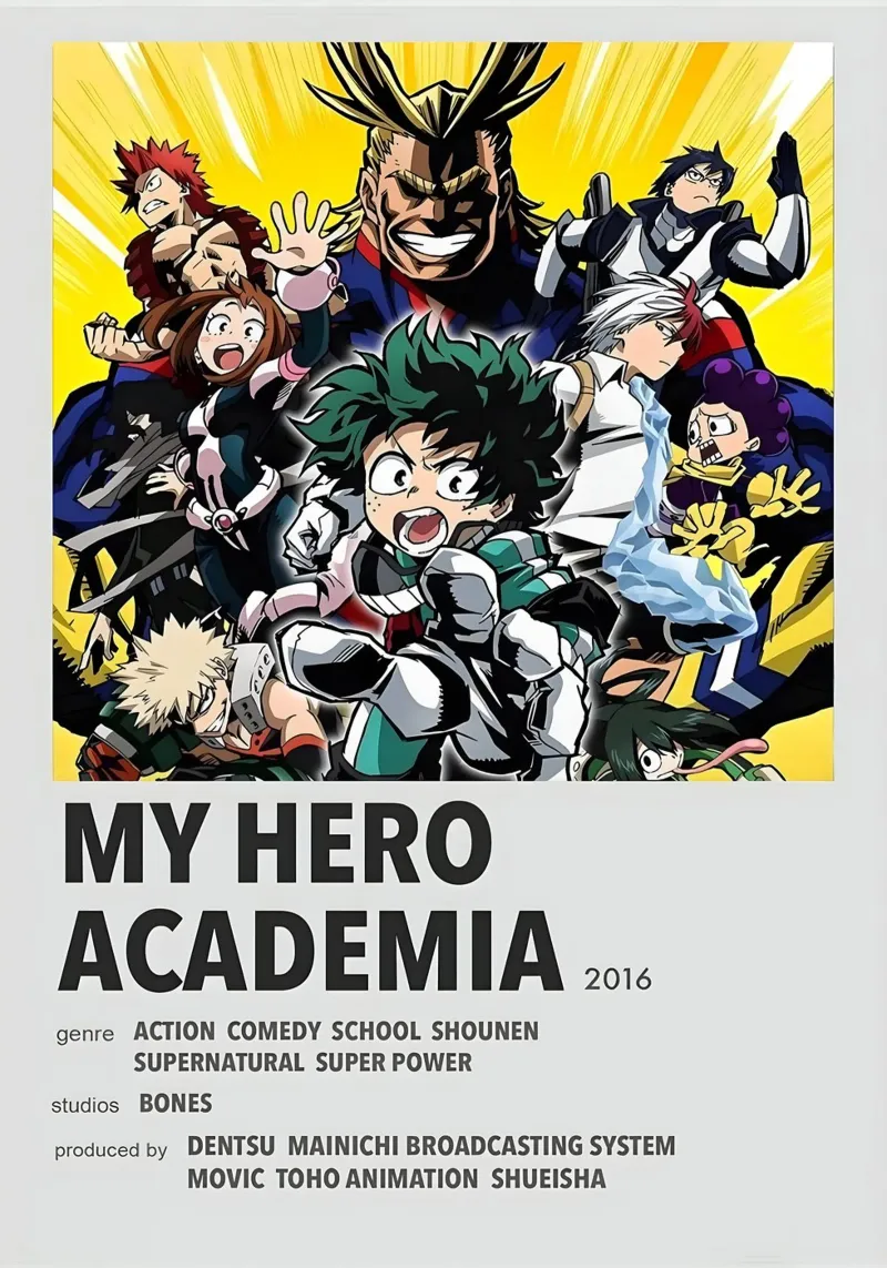 MY HERO ACADEMIA  2016 carta hahnemühle da Totoya