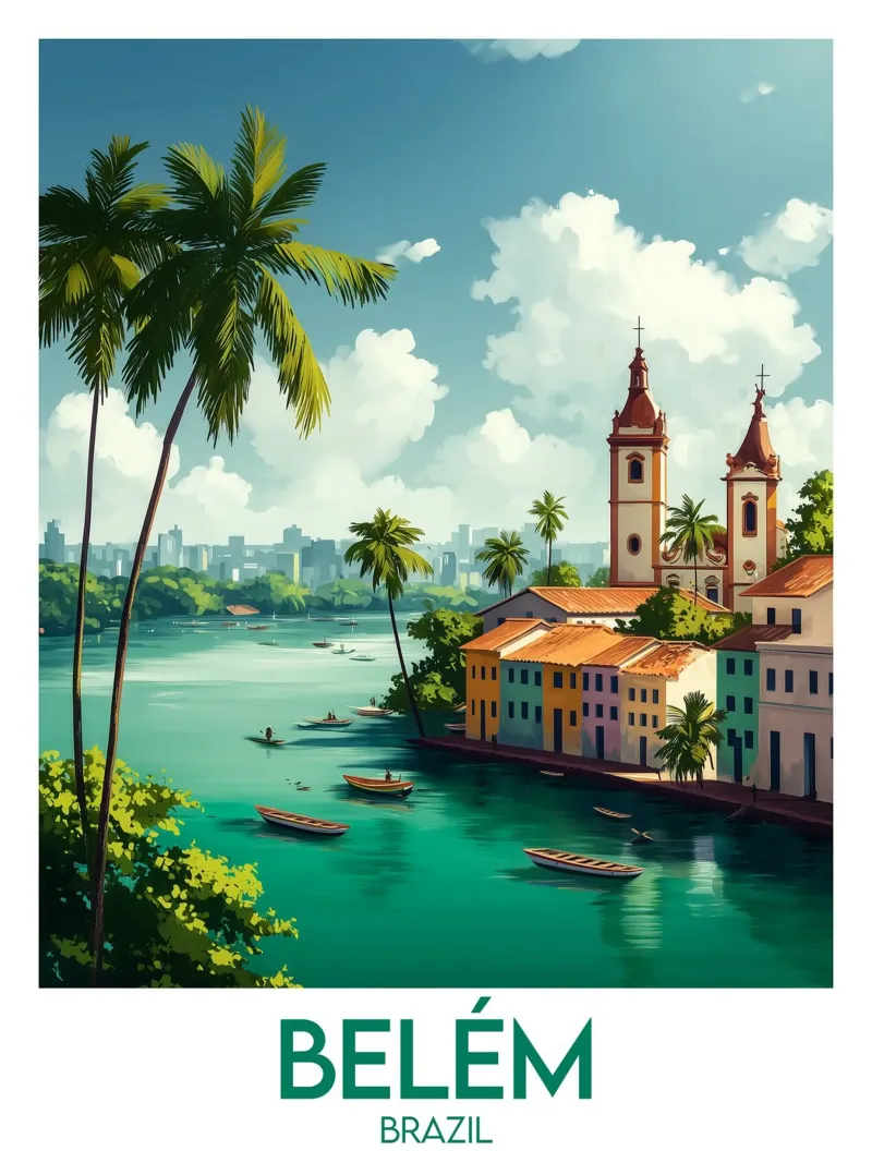Affiche Belém poster con telaio in plastica da Frame the World