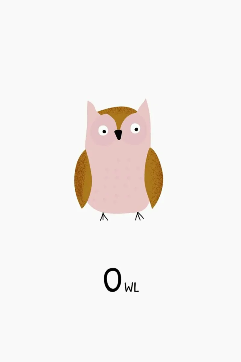 Owl pellicola backlit da Little Flourishes