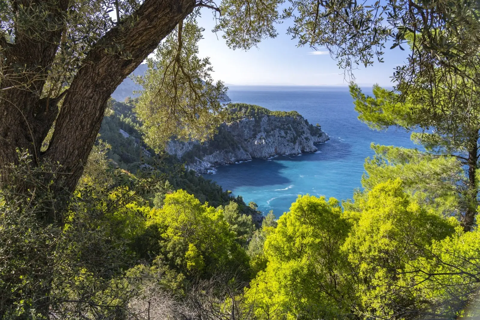 Paesaggio costiero da sogno in Grecia carta hahnemühle da Reisefotografie - Bilder aus aller Welt