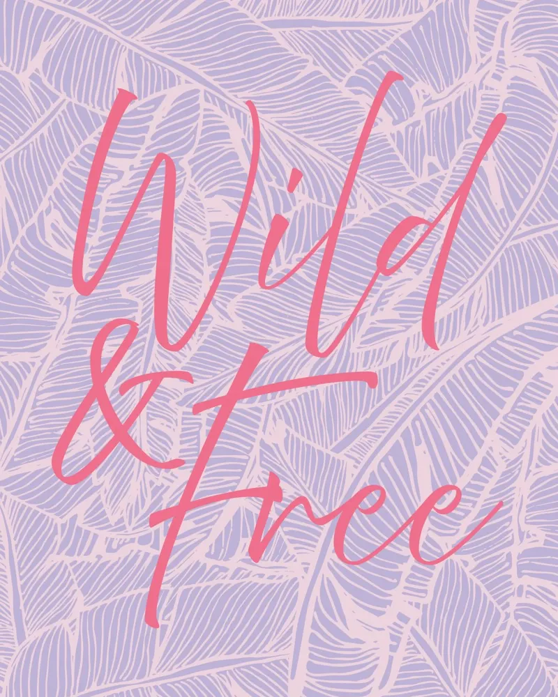 Wild & Free Pastel Version pellicola backlit da designdn