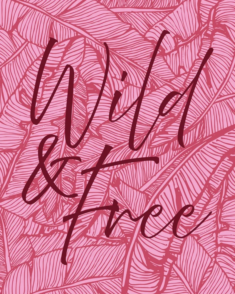 Wild & Free Pinky Version pellicola backlit da designdn