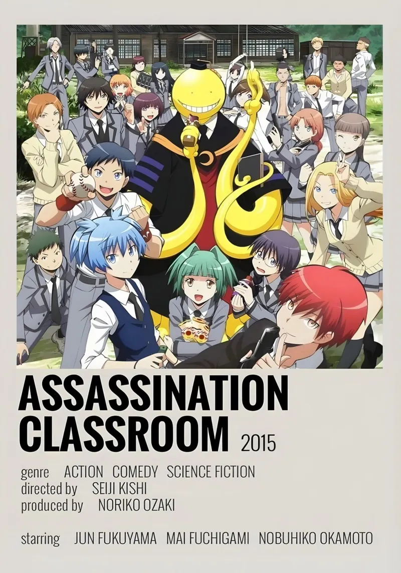 ASSASSINATION CLASSROOM 2015 poster da Totoya